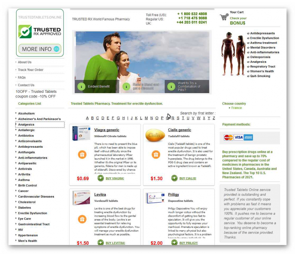 trustedtabletsonline website
