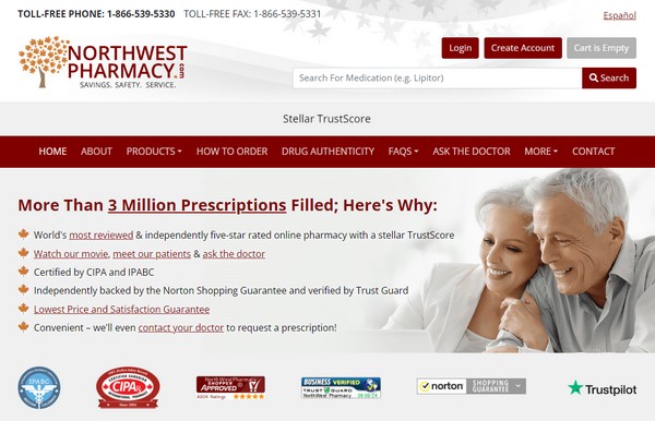 Northwest-Pharmacy-website