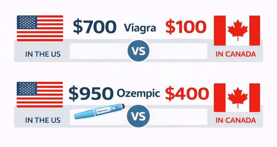 US vs Canada price comparison